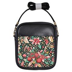 Christmas pattern Girls Sling Bag