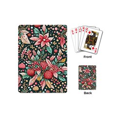 Christmas pattern Playing Cards Single Design (Mini)