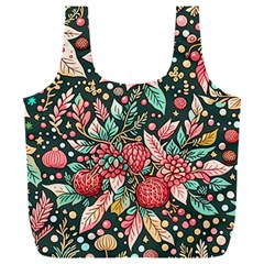 Christmas Pattern Full Print Recycle Bag (xxxl)