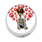 Brittany Spaniel Gift T- Shirt Cute Brittany Valentine Heart Paw Brittany Dog Lover Valentine Costum Yoga Reflexion Pose T- Shirtyoga Reflexion Pose T- Shirt 4-Port USB Hub (Two Sides) Front