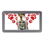 Brittany Spaniel Gift T- Shirt Cute Brittany Valentine Heart Paw Brittany Dog Lover Valentine Costum Yoga Reflexion Pose T- Shirtyoga Reflexion Pose T- Shirt Memory Card Reader (Mini) Front