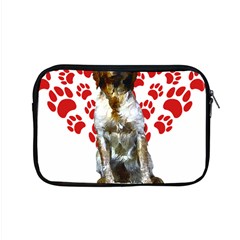 Brittany Spaniel Gift T- Shirt Cute Brittany Valentine Heart Paw Brittany Dog Lover Valentine Costum Yoga Reflexion Pose T- Shirtyoga Reflexion Pose T- Shirt Apple Macbook Pro 15  Zipper Case by hizuto