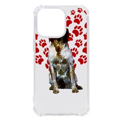 Brittany Spaniel Gift T- Shirt Cute Brittany Valentine Heart Paw Brittany Dog Lover Valentine Costum Yoga Reflexion Pose T- Shirtyoga Reflexion Pose T- Shirt Iphone 13 Pro Tpu Uv Print Case by hizuto