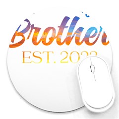 Brother To Be T- Shirt Promoted To Brother Established 2023 Sunrise Design Brother To Be 2023 T- Shi Yoga Reflexion Pose T- Shirtyoga Reflexion Pose T- Shirt Round Mousepad by hizuto