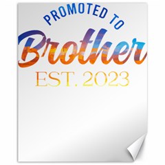 Brother To Be T- Shirt Promoted To Brother Established 2023 Sunrise Design Brother To Be 2023 T- Shi Yoga Reflexion Pose T- Shirtyoga Reflexion Pose T- Shirt Canvas 11  X 14  by hizuto