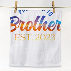 Brother To Be T- Shirt Promoted To Brother Established 2023 Sunrise Design Brother To Be 2023 T- Shi Yoga Reflexion Pose T- Shirtyoga Reflexion Pose T- Shirt Face Towel by hizuto