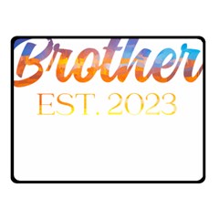 Brother To Be T- Shirt Promoted To Brother Established 2023 Sunrise Design Brother To Be 2023 T- Shi Yoga Reflexion Pose T- Shirtyoga Reflexion Pose T- Shirt Two Sides Fleece Blanket (small) by hizuto