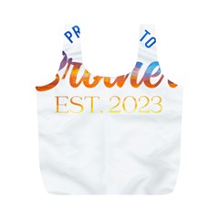 Brother To Be T- Shirt Promoted To Brother Established 2023 Sunrise Design Brother To Be 2023 T- Shi Yoga Reflexion Pose T- Shirtyoga Reflexion Pose T- Shirt Full Print Recycle Bag (m) by hizuto