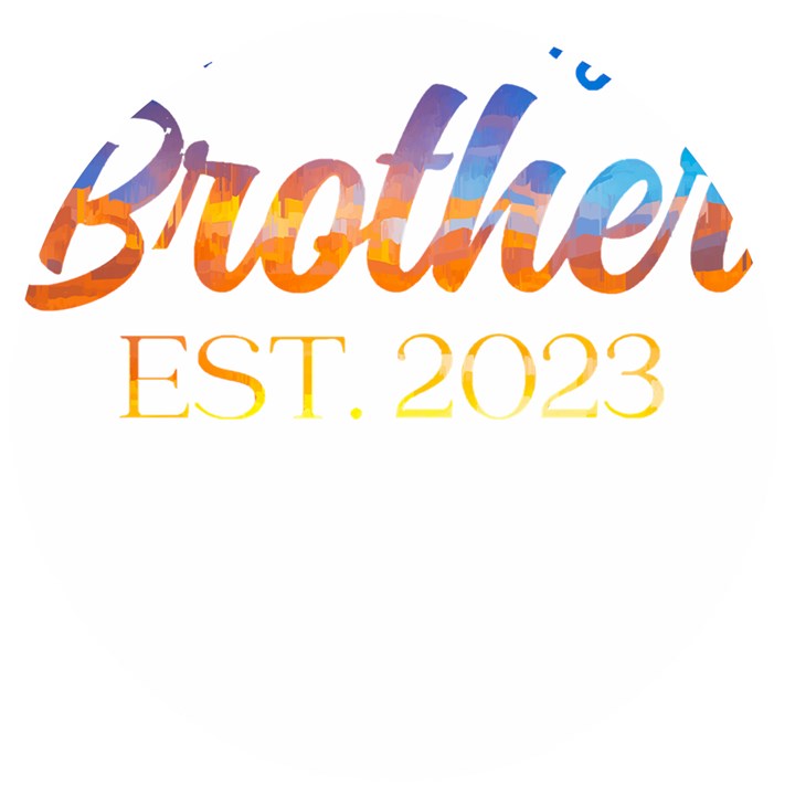 Brother To Be T- Shirt Promoted To Brother Established 2023 Sunrise Design Brother To Be 2023 T- Shi Yoga Reflexion Pose T- Shirtyoga Reflexion Pose T- Shirt Wooden Bottle Opener (Round)