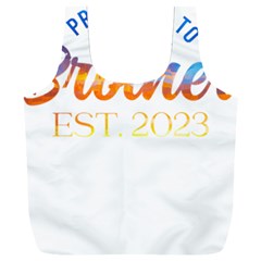 Brother To Be T- Shirt Promoted To Brother Established 2023 Sunrise Design Brother To Be 2023 T- Shi Yoga Reflexion Pose T- Shirtyoga Reflexion Pose T- Shirt Full Print Recycle Bag (xxxl) by hizuto