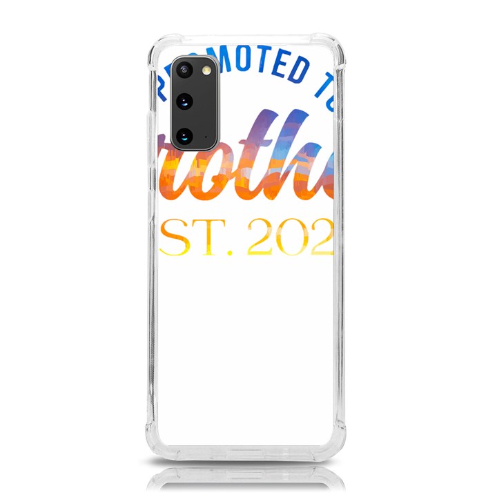 Brother To Be T- Shirt Promoted To Brother Established 2023 Sunrise Design Brother To Be 2023 T- Shi Yoga Reflexion Pose T- Shirtyoga Reflexion Pose T- Shirt Samsung Galaxy S20 6.2 Inch TPU UV Case