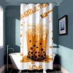 Bubble Tea Lover T- Shirt Bubble Tea Love T- Shirt Yoga Reflexion Pose T- Shirtyoga Reflexion Pose T- Shirt Shower Curtain 36  x 72  (Stall)  Curtain(36 X72 )