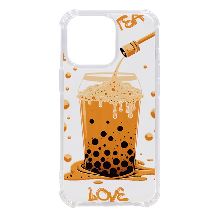 Bubble Tea Lover T- Shirt Bubble Tea Love T- Shirt Yoga Reflexion Pose T- Shirtyoga Reflexion Pose T- Shirt iPhone 13 Pro TPU UV Print Case