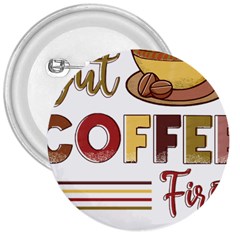 But Coffee First T- Shirt But Coffee  First T- Shirt Yoga Reflexion Pose T- Shirtyoga Reflexion Pose T- Shirt 3  Buttons by hizuto