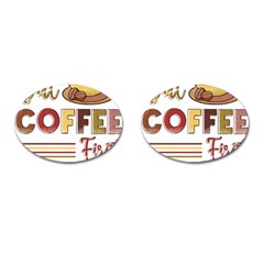 But Coffee First T- Shirt But Coffee  First T- Shirt Yoga Reflexion Pose T- Shirtyoga Reflexion Pose T- Shirt Cufflinks (oval) by hizuto