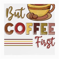 But Coffee First T- Shirt But Coffee  First T- Shirt Yoga Reflexion Pose T- Shirtyoga Reflexion Pose T- Shirt Medium Glasses Cloth (2 Sides) by hizuto