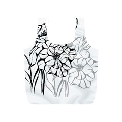 Camellia T- Shirt Camellia T- Shirt Yoga Reflexion Pose T- Shirtyoga Reflexion Pose T- Shirt Full Print Recycle Bag (S)