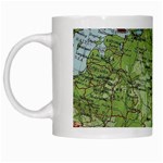 Map Earth World Russia Europe White Mug Left