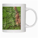 Map Earth World Russia Europe White Mug Right