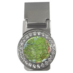 Map Earth World Russia Europe Money Clips (cz)  by Bangk1t