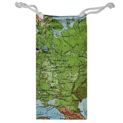 Map Earth World Russia Europe Jewelry Bag by Bangk1t