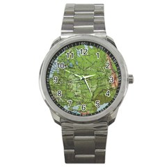 Map Earth World Russia Europe Sport Metal Watch by Bangk1t