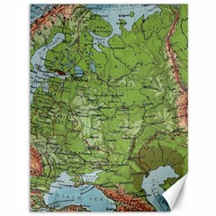 Map Earth World Russia Europe Canvas 36  X 48  by Bangk1t