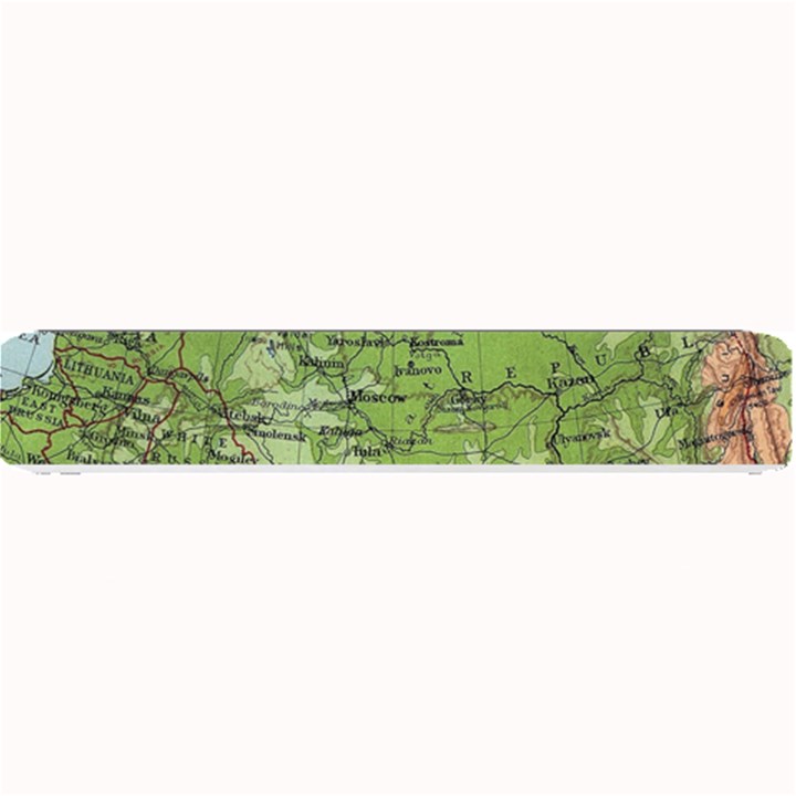 Map Earth World Russia Europe Small Bar Mat