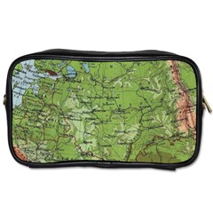 Map Earth World Russia Europe Toiletries Bag (two Sides) by Bangk1t