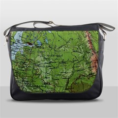 Map Earth World Russia Europe Messenger Bag by Bangk1t