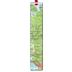 Map Earth World Russia Europe Large Book Marks by Bangk1t