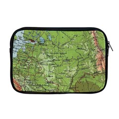 Map Earth World Russia Europe Apple Macbook Pro 17  Zipper Case by Bangk1t