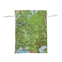 Map Earth World Russia Europe Lightweight Drawstring Pouch (s) by Bangk1t