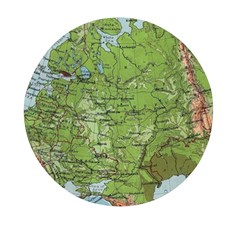 Map Earth World Russia Europe Mini Round Pill Box (pack Of 3) by Bangk1t