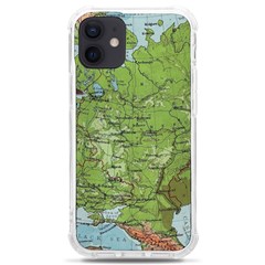 Map Earth World Russia Europe Iphone 12 Mini Tpu Uv Print Case	 by Bangk1t