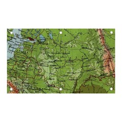 Map Earth World Russia Europe Banner And Sign 5  X 3  by Bangk1t