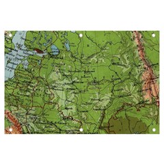 Map Earth World Russia Europe Banner And Sign 6  X 4  by Bangk1t