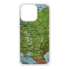 Map Earth World Russia Europe Iphone 13 Pro Tpu Uv Print Case by Bangk1t