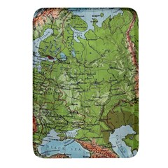 Map Earth World Russia Europe Rectangular Glass Fridge Magnet (4 Pack) by Bangk1t