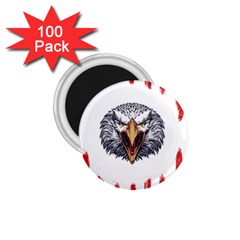 Usa Soccer T- Shirt U S A Patriotic American Flag Soccer Ball Football T- Shirt (1) 1 75  Magnets (100 Pack)  by ZUXUMI