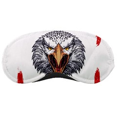 Usa Soccer T- Shirt U S A Patriotic American Flag Soccer Ball Football T- Shirt (1) Sleep Mask by ZUXUMI