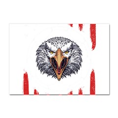 Usa Soccer T- Shirt U S A Patriotic American Flag Soccer Ball Football T- Shirt (1) Crystal Sticker (a4)