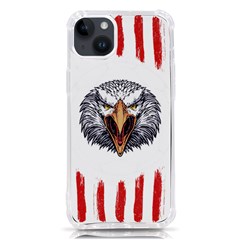 Usa Soccer T- Shirt U S A Patriotic American Flag Soccer Ball Football T- Shirt (1) Iphone 14 Plus Tpu Uv Print Case by ZUXUMI