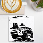 Candyuplanet T- Shirt4 Runner   Monument Valley T- Shirt Yoga Reflexion Pose T- Shirtyoga Reflexion Pose T- Shirt UV Print Square Tile Coaster  Front