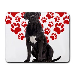 Cane Corso Gifts T- Shirt Cool Cane Corso Valentine Heart Paw Cane Corso Dog Lover Valentine Costume Yoga Reflexion Pose T- Shirtyoga Reflexion Pose T- Shirt Small Mousepad by hizuto