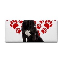 Cane Corso Gifts T- Shirt Cool Cane Corso Valentine Heart Paw Cane Corso Dog Lover Valentine Costume Yoga Reflexion Pose T- Shirtyoga Reflexion Pose T- Shirt Hand Towel by hizuto