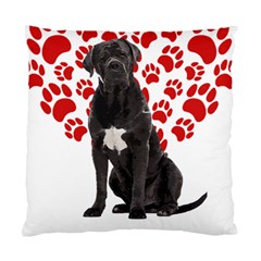 Cane Corso Gifts T- Shirt Cool Cane Corso Valentine Heart Paw Cane Corso Dog Lover Valentine Costume Yoga Reflexion Pose T- Shirtyoga Reflexion Pose T- Shirt Standard Cushion Case (one Side) by hizuto