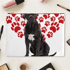 Cane Corso Gifts T- Shirt Cool Cane Corso Valentine Heart Paw Cane Corso Dog Lover Valentine Costume Yoga Reflexion Pose T- Shirtyoga Reflexion Pose T- Shirt Cosmetic Bag (xl) by hizuto