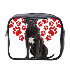 Cane Corso Gifts T- Shirt Cool Cane Corso Valentine Heart Paw Cane Corso Dog Lover Valentine Costume Yoga Reflexion Pose T- Shirtyoga Reflexion Pose T- Shirt Mini Toiletries Bag (two Sides) by hizuto