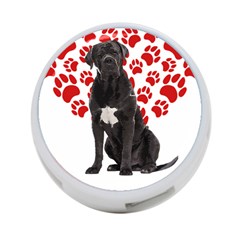 Cane Corso Gifts T- Shirt Cool Cane Corso Valentine Heart Paw Cane Corso Dog Lover Valentine Costume Yoga Reflexion Pose T- Shirtyoga Reflexion Pose T- Shirt 4-port Usb Hub (one Side) by hizuto